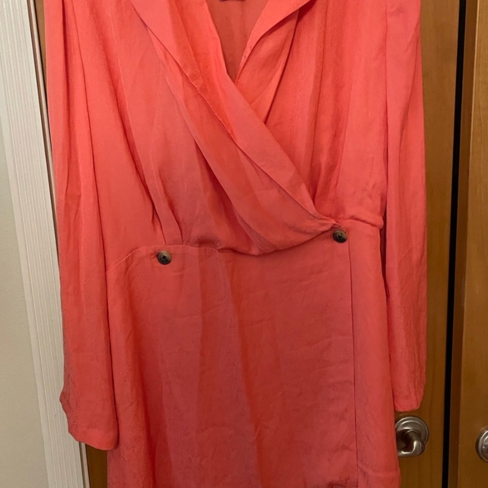 Free People Coral Mini Dress
